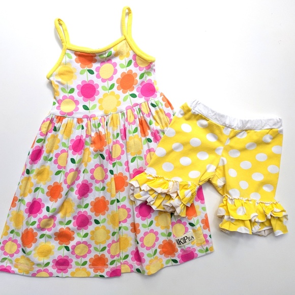 Other - KPea Girls Boutique Mod Floral Dress Set 6